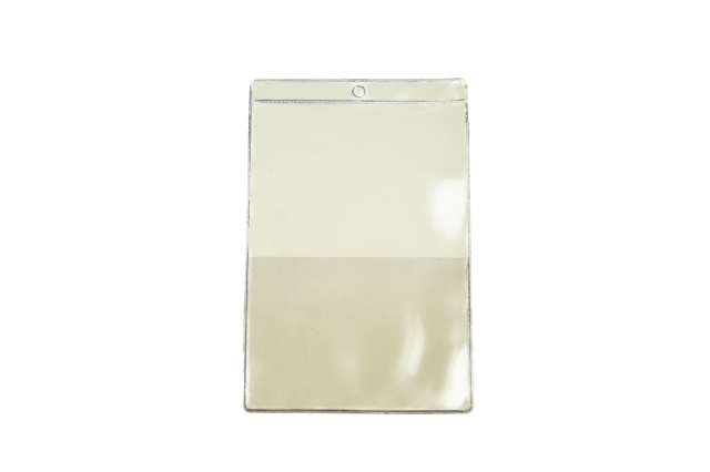 ID Badge Card Plastic Pocket Holder Clear Pouches for lanyards 98 x 86mm