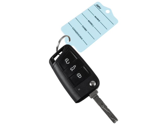 Key tags - variety of colours -manufacturer - Plastikor